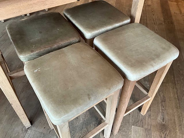 Hutten - barkruk (4x) - afbeelding 2 van  3