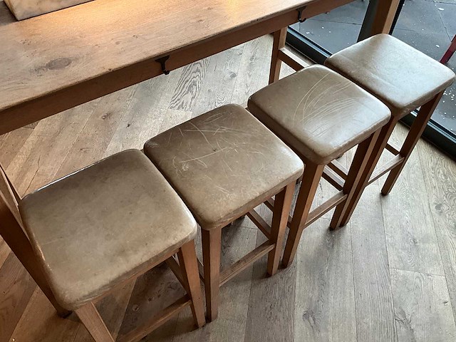 Hutten - barkruk (4x) - afbeelding 2 van  4