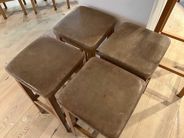 Hutten - barkruk (4x) - afbeelding 3 van  3