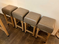 Hutten - barkruk (4x) - afbeelding 1 van  2