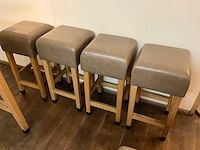 Hutten - barkruk (4x) - afbeelding 2 van  2