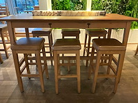 Hutten - barkruk (4x) - afbeelding 2 van  2