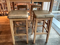 Hutten - barkruk (4x) - afbeelding 2 van  2