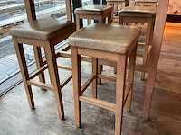 Hutten - barkruk (4x) - afbeelding 1 van  2