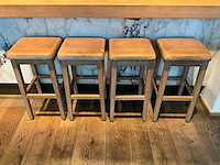 Hutten - barkruk (4x) - afbeelding 1 van  3