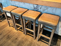 Hutten - barkruk (4x) - afbeelding 2 van  3