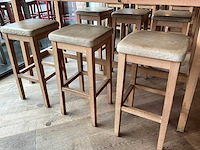 Hutten - barkruk (6x) - afbeelding 6 van  6