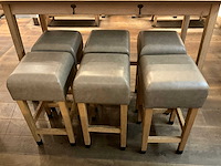 Hutten - barkruk (6x) - afbeelding 1 van  2