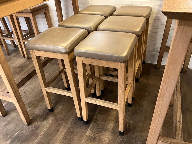 Hutten - barkruk (6x) - afbeelding 2 van  2