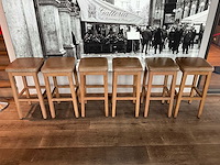 Hutten - barkruk (6x) - afbeelding 1 van  3