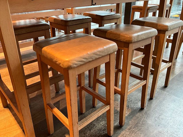 Hutten - barkruk (6x) - afbeelding 2 van  2