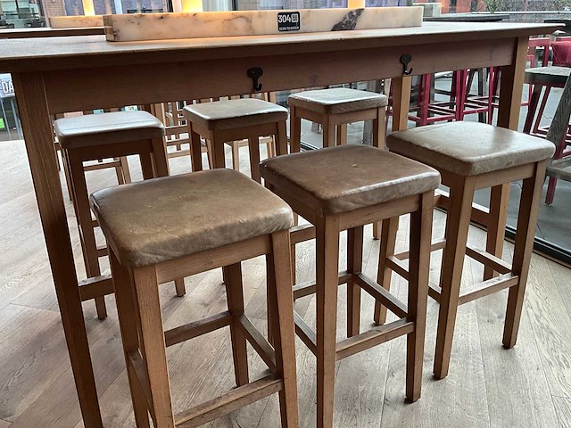 Hutten - barkruk (6x) - afbeelding 2 van  6