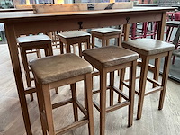 Hutten - barkruk (6x) - afbeelding 2 van  6