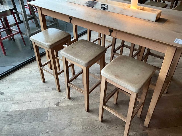 Hutten - barkruk (6x) - afbeelding 4 van  6