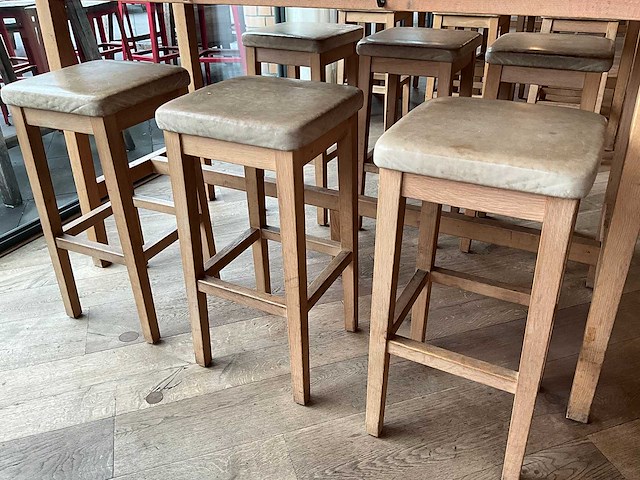 Hutten - barkruk (6x) - afbeelding 6 van  6