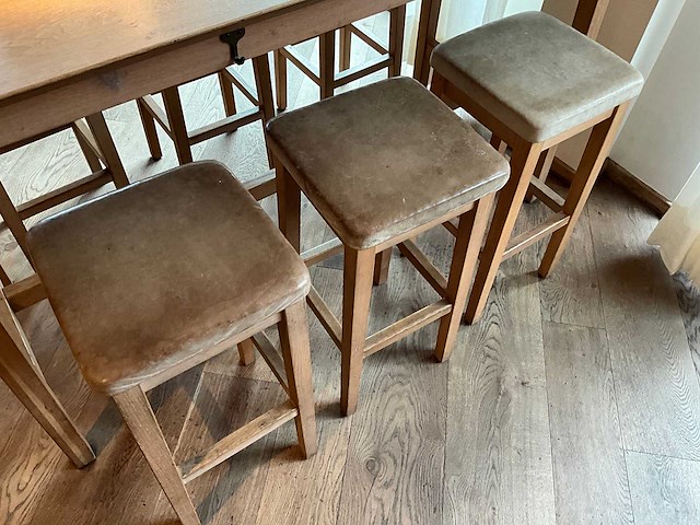 Hutten - barkruk (6x) - afbeelding 4 van  4