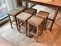 Hutten - barkruk (6x) - afbeelding 1 van  3