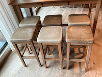 Hutten - barkruk (6x) - afbeelding 3 van  3