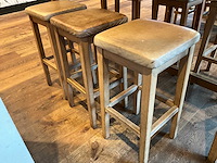 Hutten - barkruk (6x) - afbeelding 5 van  6