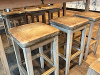 Hutten - barkruk (6x) - afbeelding 5 van  6