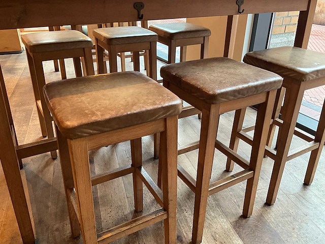 Hutten - barkruk (6x) - afbeelding 2 van  5