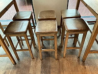 Hutten - barkruk (6x) - afbeelding 1 van  4