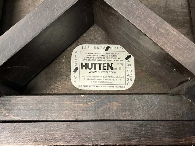 Hutten - barkruk (7x) - afbeelding 7 van  7