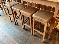 Hutten - barkruk (8x) - afbeelding 2 van  3