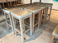 Hutten - barkruk (8x) - afbeelding 2 van  3