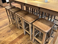 Hutten - bartafel met 10 barkrukken - afbeelding 5 van  9