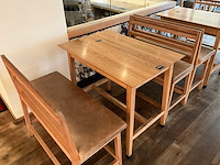 Hutten - bartafel met 2 banken (2x) - afbeelding 3 van  7