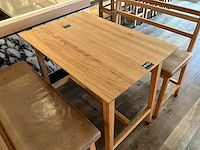 Hutten - bartafel met 2 banken (2x) - afbeelding 5 van  7