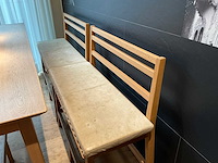 Hutten - bartafel met 2 banken en 4 barkrukken - afbeelding 5 van  7