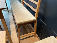 Hutten - bartafel met 2 banken en 4 barkrukken - afbeelding 6 van  7