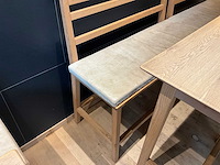 Hutten - bartafel met 2 banken en 4 barkrukken - afbeelding 6 van  7