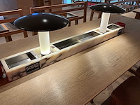 Hutten - bartafel met 2 banken en 4 barkrukken - afbeelding 4 van  7