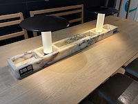 Hutten - bartafel met 2 banken en 4 barkrukken - afbeelding 3 van  7