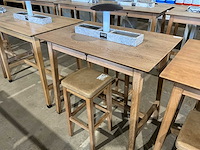 Hutten - bartafel met 2 barkrukken - afbeelding 4 van  6