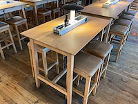 Hutten - bartafel met 4 barkrukken (2x) - afbeelding 2 van  8