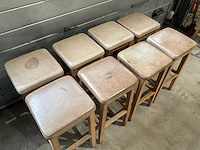 Hutten - bartafel met 4 barkrukken (2x) - afbeelding 8 van  8