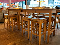 Hutten - bartafel met 4 barkrukken (2x) - afbeelding 2 van  8