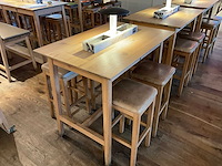 Hutten - bartafel met 4 barkrukken (2x) - afbeelding 3 van  8