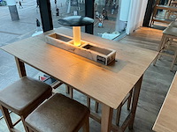 Hutten - bartafel met 4 barkrukken (2x) - afbeelding 4 van  8