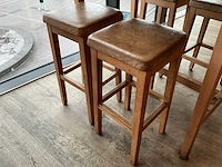 Hutten - bartafel met 4 barkrukken (2x) - afbeelding 5 van  8