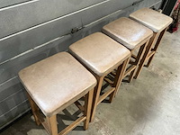 Hutten - bartafel met 4 barkrukken - afbeelding 4 van  4