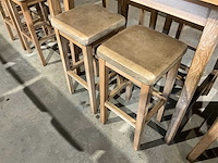 Hutten - bartafel met 4 barkrukken - afbeelding 5 van  5