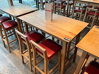 Hutten - bartafel met 4 barkrukken - afbeelding 1 van  4