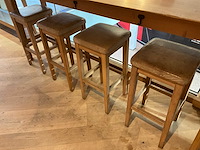 Hutten - bartafel met 4 barkrukken - afbeelding 3 van  5