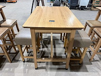 Hutten - bartafel met 4 krukken - afbeelding 7 van  7