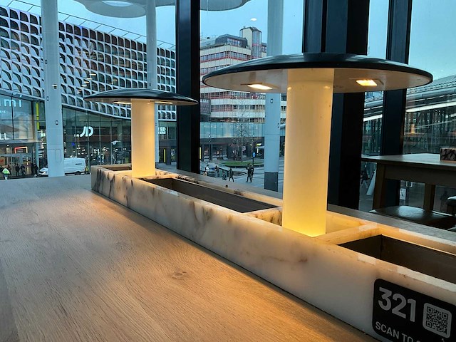 Hutten - bartafel met 6 barkrukken - afbeelding 4 van  7